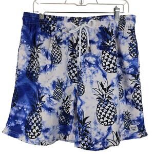 Spicy Tuna Novelty Pinapple Design Men's Summer Shorts Swim Trunks XL